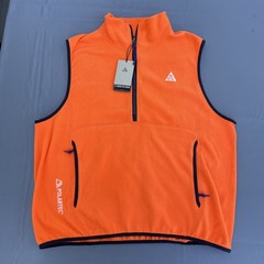 Nike ACG Wolf Tree Thermal Vest Polartec Orange Black HJ2468-819 Mens Sz Medium
