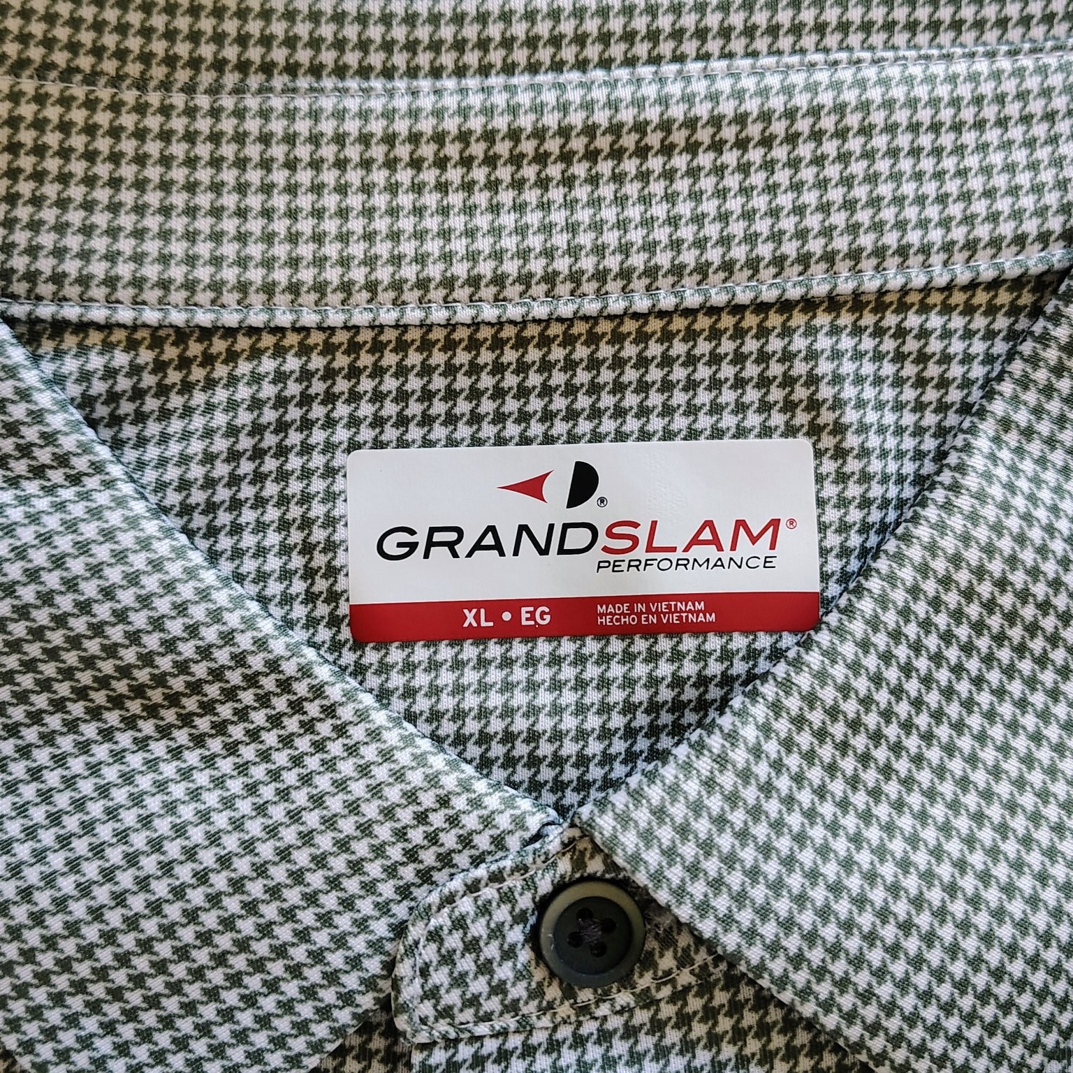 Grand Slam Men's XL Laurel Wreath Performance Polo UPF 50 Stretch Dry gallery
