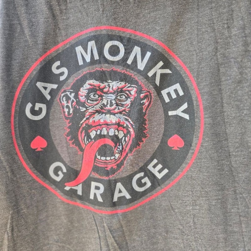 Gas Monkey Garage Hoodie Tank Top Men’s XXL Gray Graphic Logo Streetwear gallery