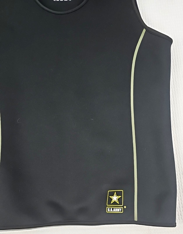 Official US Army Neoprene Water Training Gear Vest, Black, Size XXL Logo. gallery