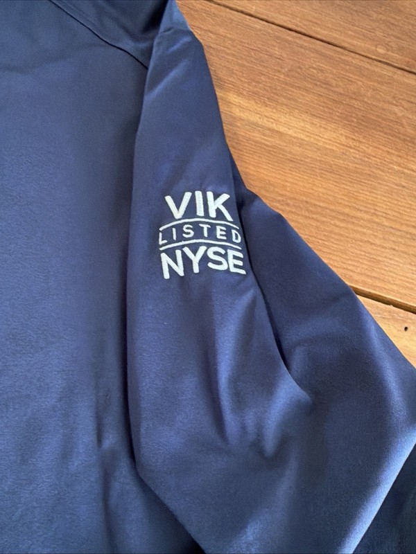 Viking Pullover Mens 3XL Blue Port Authority 1/4 Zip Long Sleeve Listed NYSE. C1 gallery