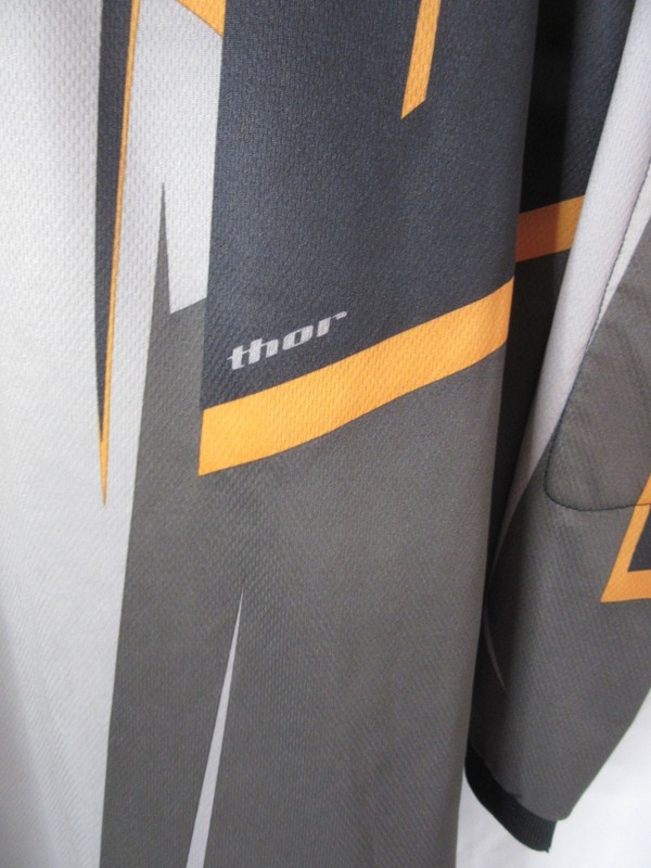 Thor Racing Motocross Jersey Phase 0 Series #2006 Gray Orange Adult Size XXL gallery