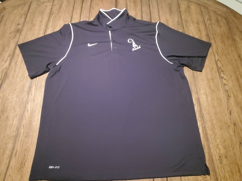 Dri-Fit Black Polo "Swish" Basketball Colared Shirt With Button! MJ/Nike - 2XL gallery