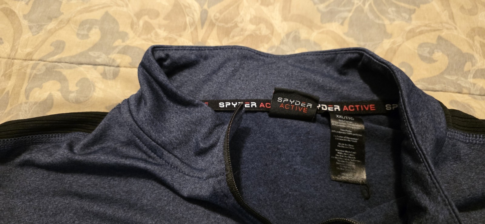 Spyder Active Blue Long Sleeve Dri-Fit Athletic Shirt Size XXL gallery