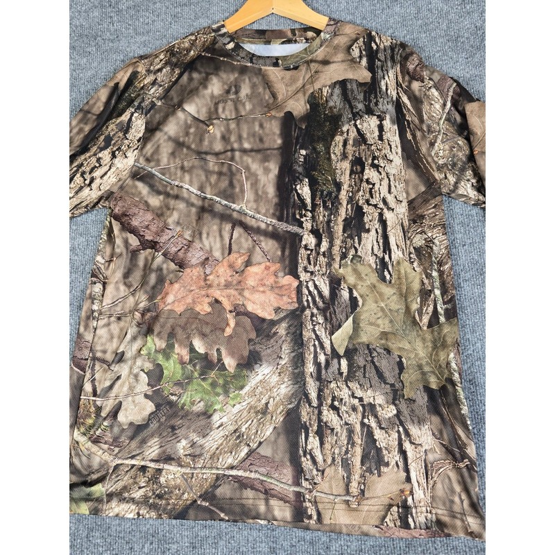 Rustic Ridge Camo Long Sleeve Shirt Men's Size L Polyester Hunting Outdoor gallery