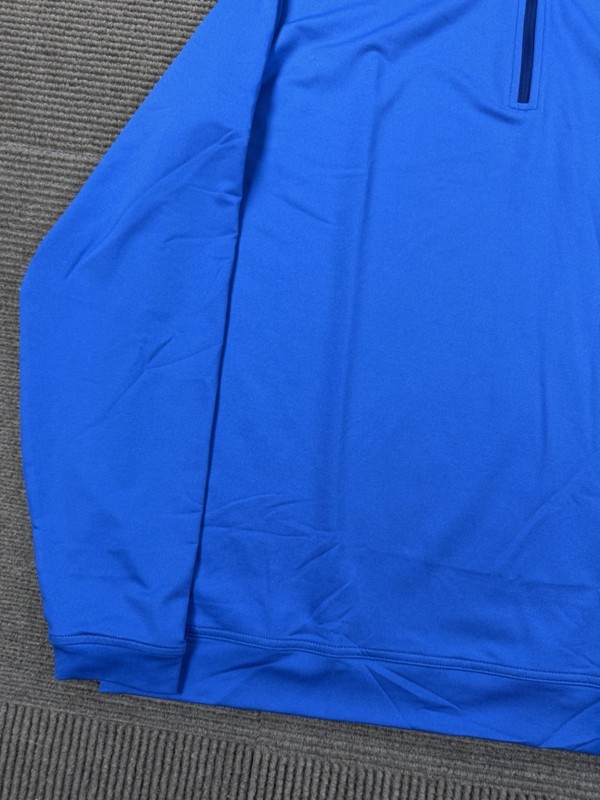 Peter Millar Perth Melange Performance 1/4 Zip Mens Blue XL Pullover MF24EK40B gallery