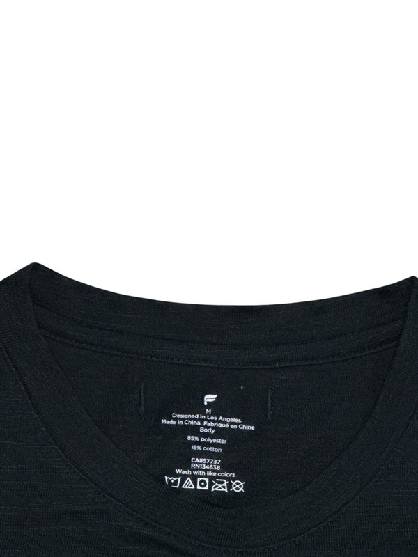 Fabletics The Front Row Graphic Logo T-Shirt Men's Size M 85%Polyester15%Cotton gallery