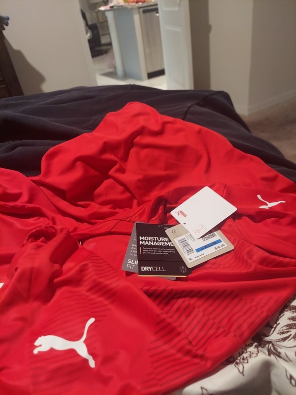 PUMA Men's Teamglory Jersey Red Size XL gallery