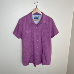 Magellan Fish Gear Classic Fit Pink Button Up XXL