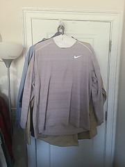 Nike Dri-FIT Long Sleeve Training Gray Shirt 2XL RN 56323 CA 05553
