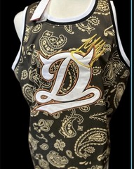 Dreamville Born Sinner Brown Headgear Classics BB Tank Top Jersey -Small NWT