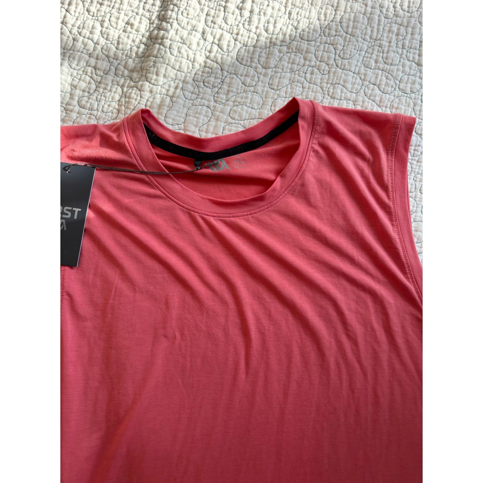 VRST Mens Icon Tank Pink Rouge XL Moisture Wicking Shirt gallery