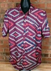 William Murray XL Fall Into Formation Golf Button Up Short Sleeve Shirt