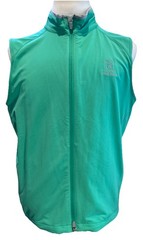 Peter Millar Performance Green TPC Craig Ranch Golf Full Zip Vest Size M. P19530