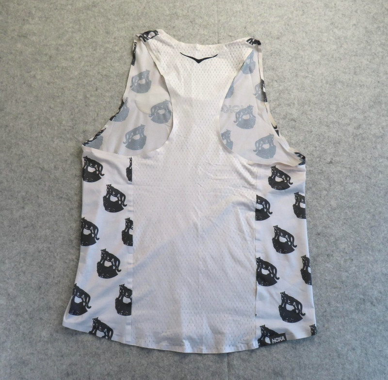 Rabbit Tank Top Mens Small White HOKA Western States Running Jersey Singlet gallery
