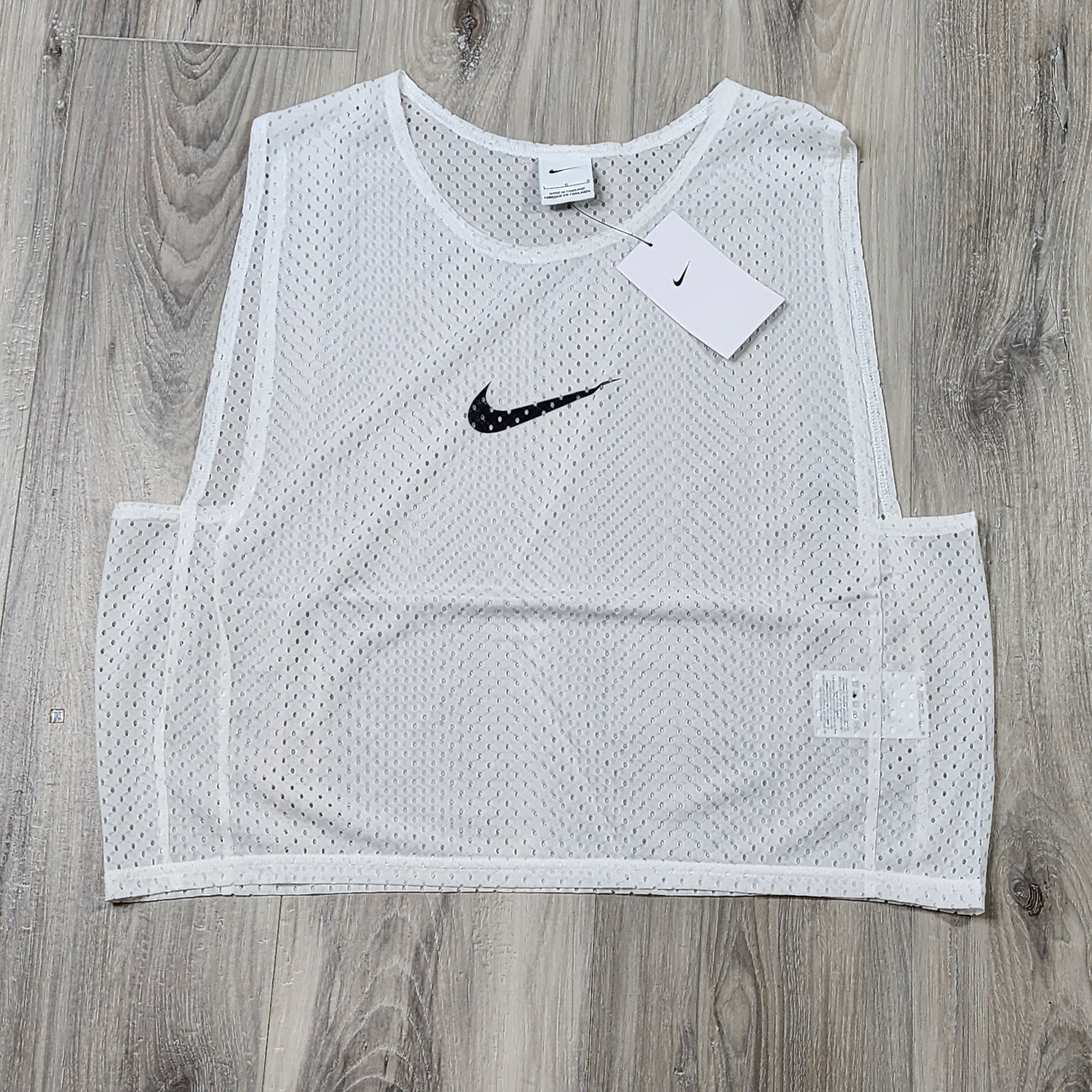 Nike Dri-Fit Park20 Training Bib/Vest White Unisex Large New gallery