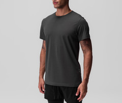 ASRV Men’s Space Grey Cottonplus™ Standard Mesh Back Tee Sz XS