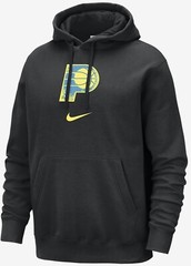 Nike Mens NBA Pacers Hoodie M Black Club Fleece City Edition FB4830‑010