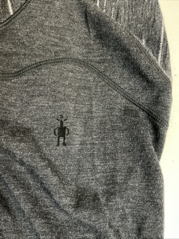Smartwool Men's 250 Baselayer Pattern 1/4 Zip Charcoal Black flaw and corp swag gallery
