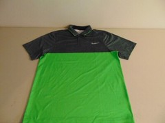 Nike Major Moment Golf Polo Shirt 685723 340 Momentum Golfing Grey Green Men’s M