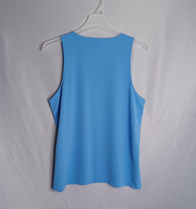 ALO Tank Top Mens Medium Blue Mesh Athletic Running Training Quick Dry Workout gallery