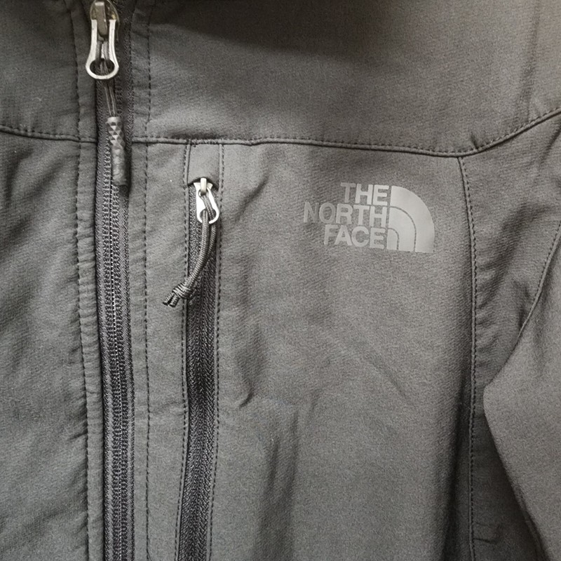 The North Face Windwall Softshell Jacket Medium Black Hiking Running Walking gallery