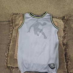AND1 Reversible Breathable Mesh Basketball Jersey Tank BOY’s 14/16 XL Gray