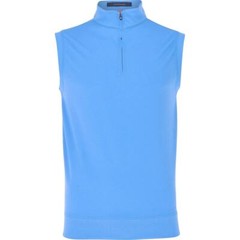 Turtleson Baxter ¼ Zip Outerwear Vest Golf Apparel Malibu Blue Sz Large