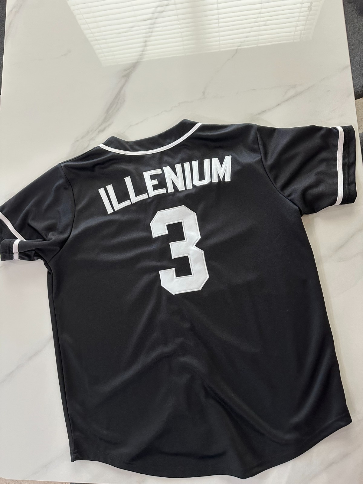 Illenium #3 Official Jersey Black Button-Up Men's Size Large gallery