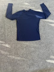Vintage Patagonia Capilene Base Layer Shirt Men Medium Navy Blue Outdoor Active