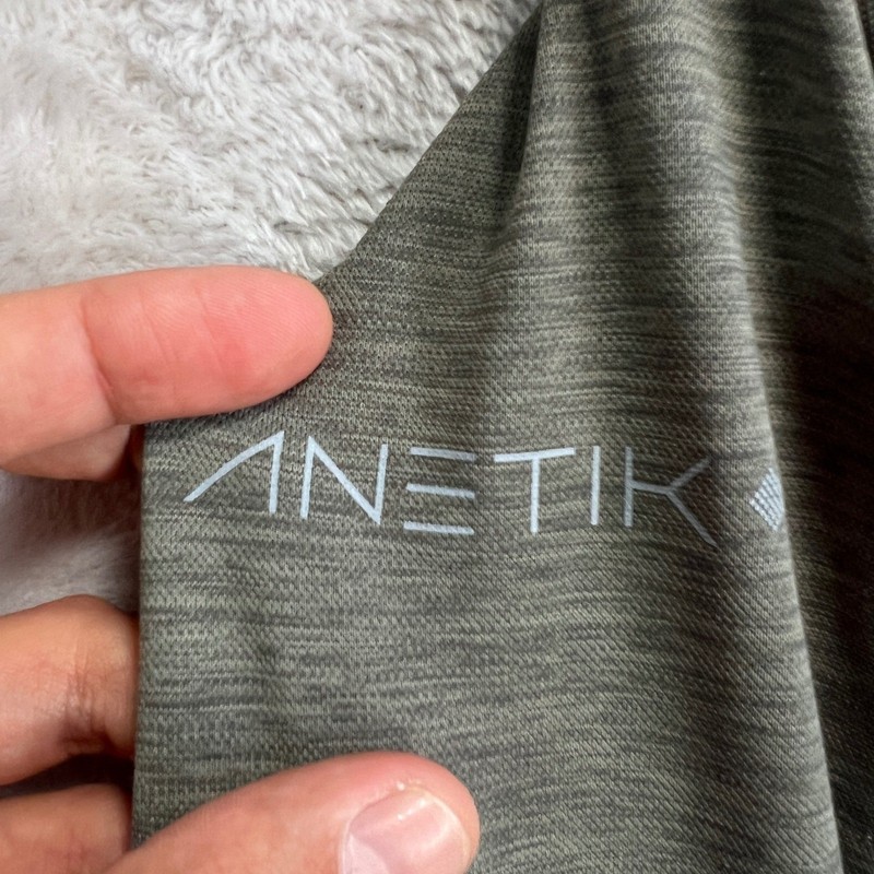ANETIK Mens Small SD Loyal 1/4 Zip Pullover Performance UPF 30+ Stretch gallery