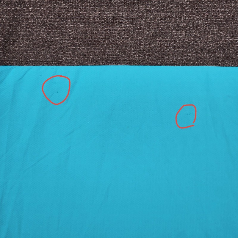 Lululemon Precise Singlet Tank Mens Small Gray Blue Colorblock Mesh LM1030S gallery