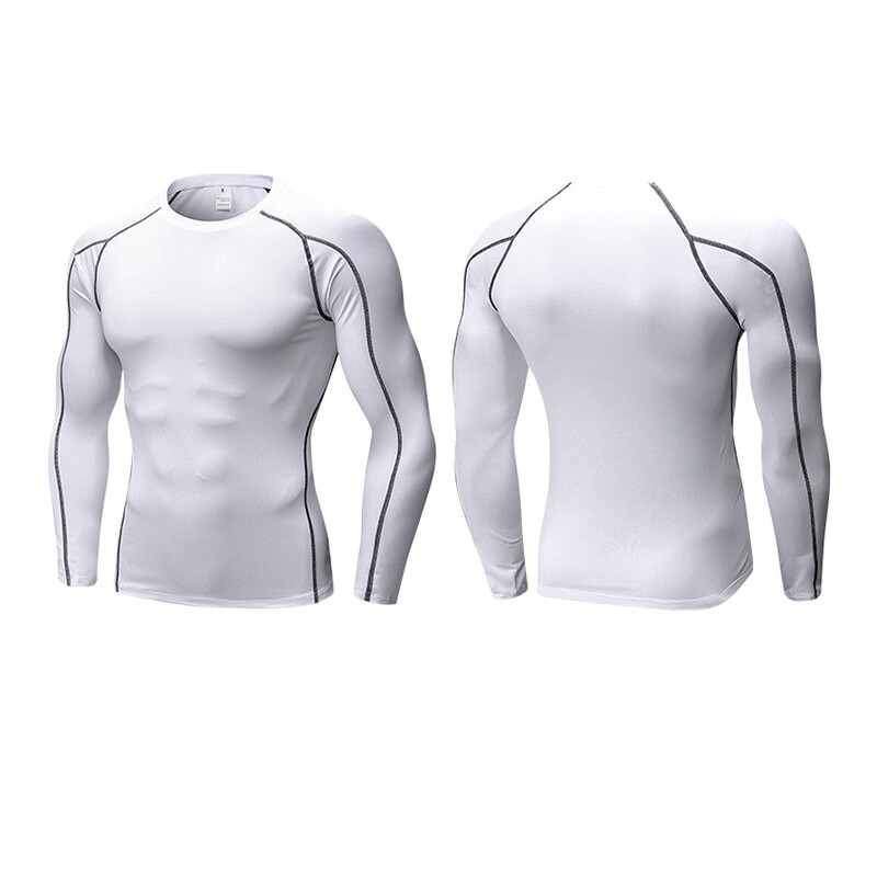 Compression Shirts for Men Long Sleeve Athletic Base Layer T Shirt for Workout gallery