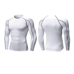 Compression Shirts for Men Long Sleeve Athletic Base Layer T Shirt for Workout