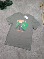 Nike Trail Running Shirt Mens Extra Large Cotton Green Crew Finish Line $35 NWT