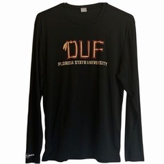 FSU DUF Ultimate Long Sleeve Jersey Y2K College Streetwear M Black Classic 69