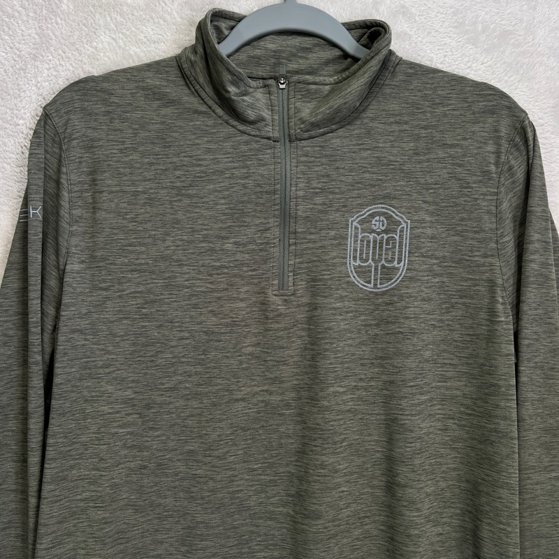 ANETIK Mens Small SD Loyal 1/4 Zip Pullover Performance UPF 30+ Stretch gallery
