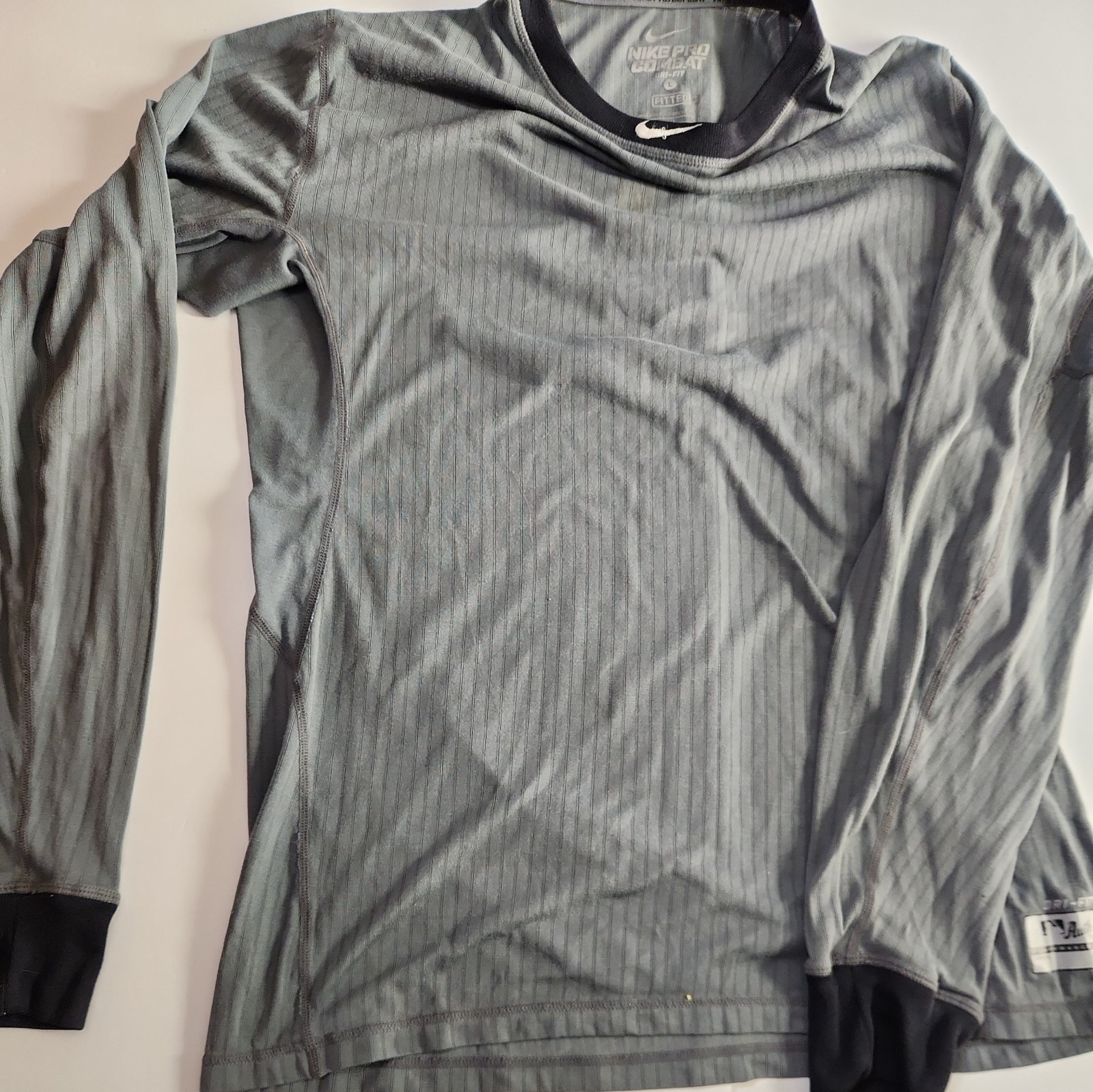 Nike Shirt Mens Large Gray Pro Authentic Collection MLB Lightweight Baseball* gallery