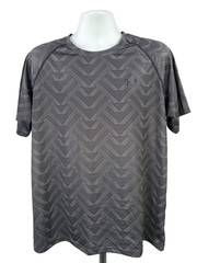 Under Armour Men’s Gray Loose Fit Short Sleeve HeatGear Athletic T-Shirt – L