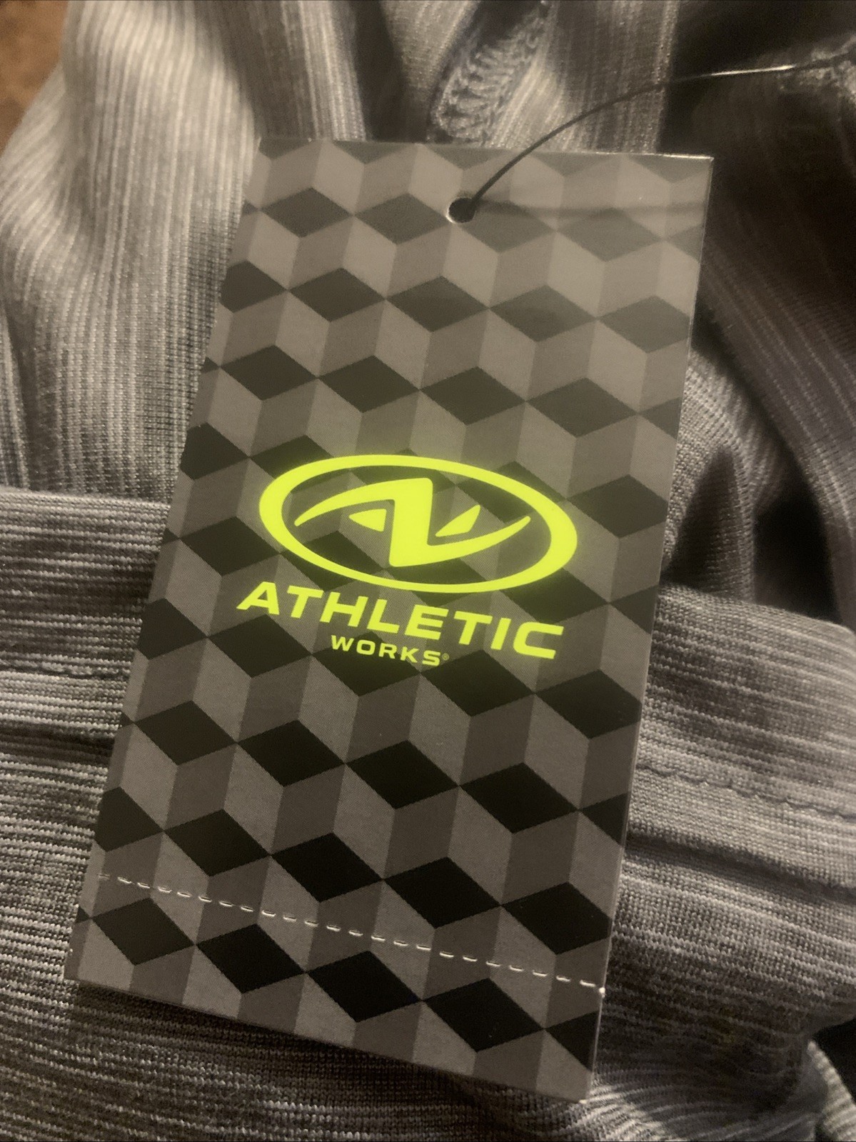 2 New Mens Athletic DriWorks XL Short Sleeve Shirts - Black and Gray gallery