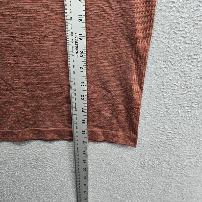 Lululemon Men Shirt S Rust Metal Vent Activewear Logo Crew Neck Pullover gallery