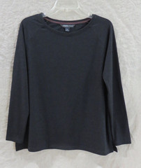 Free Fly Bamboo Long Sleeve Shirt SIZE Medium Heather Charcoal Black
