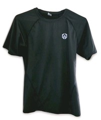 NELEUS Men’s Dry Fit Athletic Short Sleeve Crew Neck Sh’irt Small Black