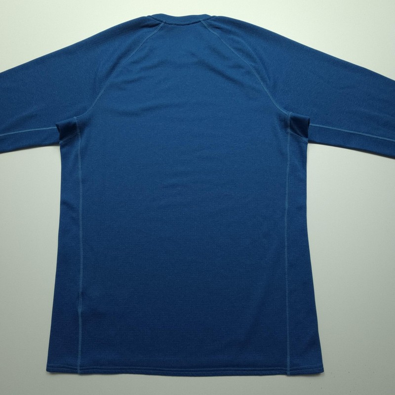 Patagonia Mens Shirt Small Blue Capilene Midweight Base Layer Long Sleeve Hike S gallery