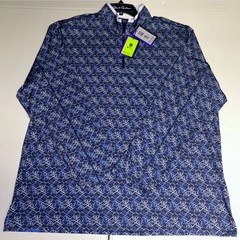 NWT’s Robert Graham Clubhouse Golf Iron Skull Navy Blue Pullover XXL 2XL $188