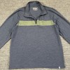 Marine Layer Weekend Sport Performance 1/4 Zip Pullover Men XL Blue Golf Active gallery