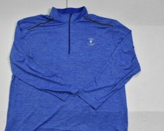 Paragon 1/4 zip active sweatshirt size 2XL polyester long sleeve blue NWT- D0054