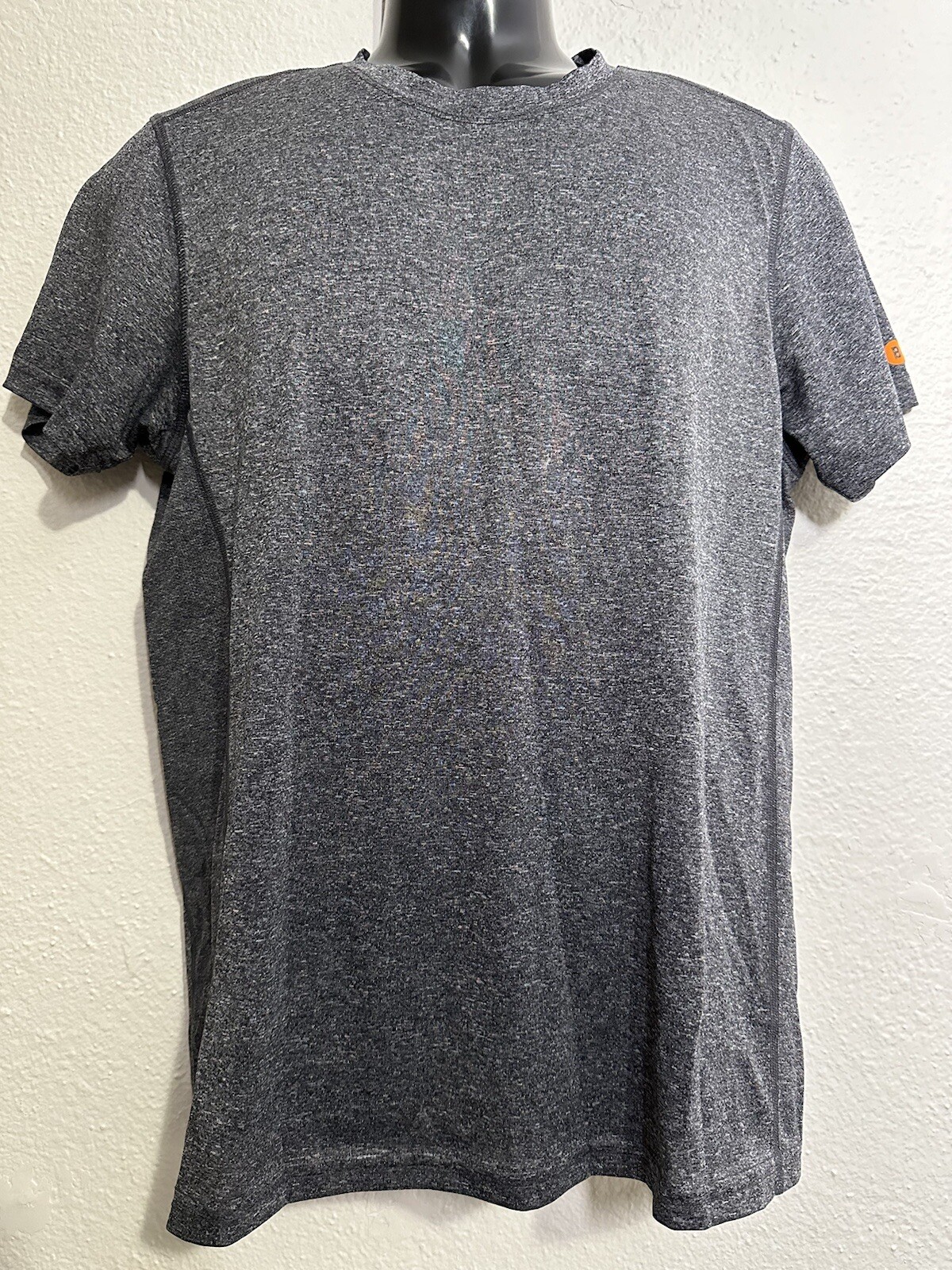 Bonobos Good Sport Active Slim Shirt Men's M Short Sleeve Heather Grey Crew Neck gallery