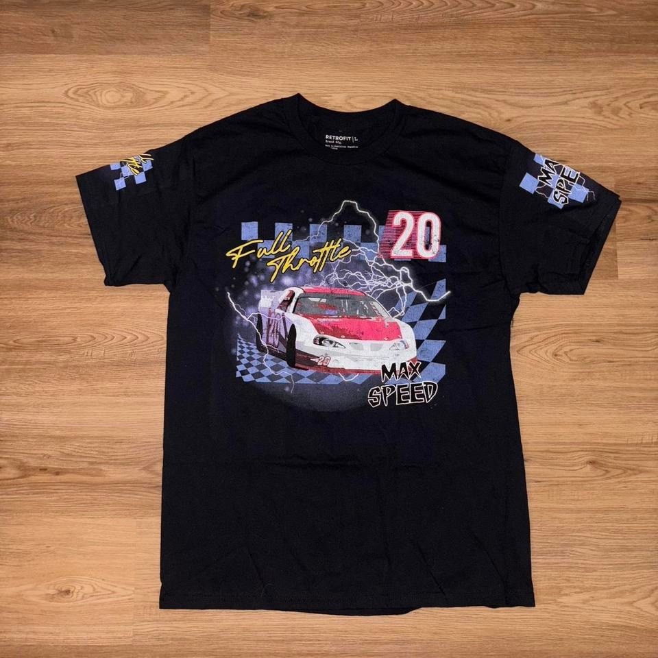 Retrofit Full Throttle Racing Tee – Black (Size L) Brand New gallery