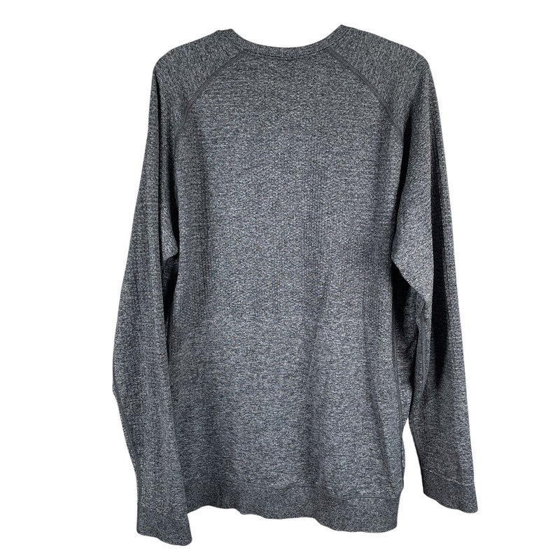 Lululemon Mens Engineered Warmth Textured Crewneck Sweater 2XL Merino Wool Gray gallery
